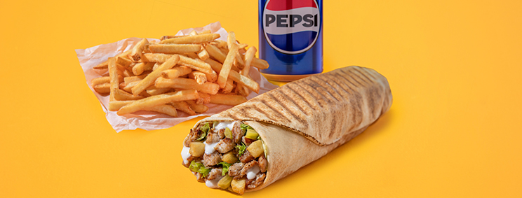 Chicken shawarma Medium Value Meal