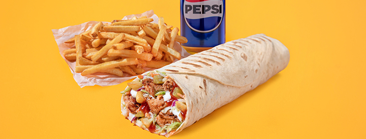 Taouk wrap Value Meal