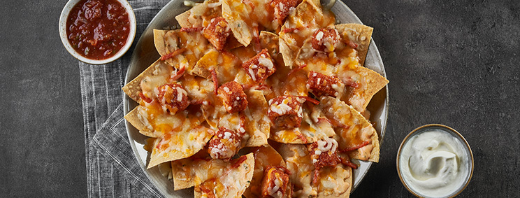 BUFFALO CHICKEN NACHOS