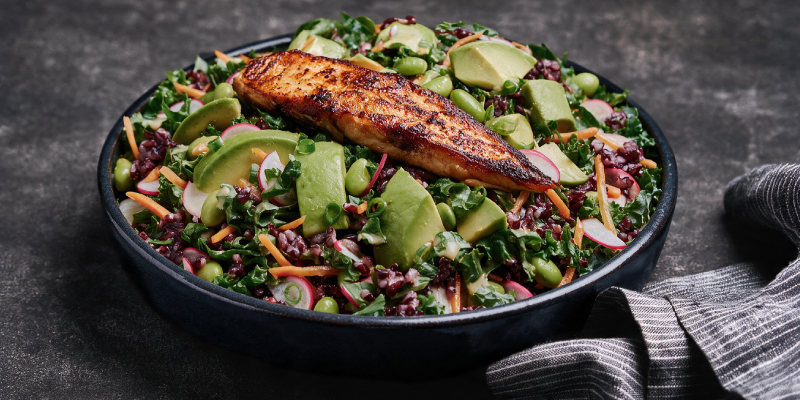 Kale Salmon Bowl