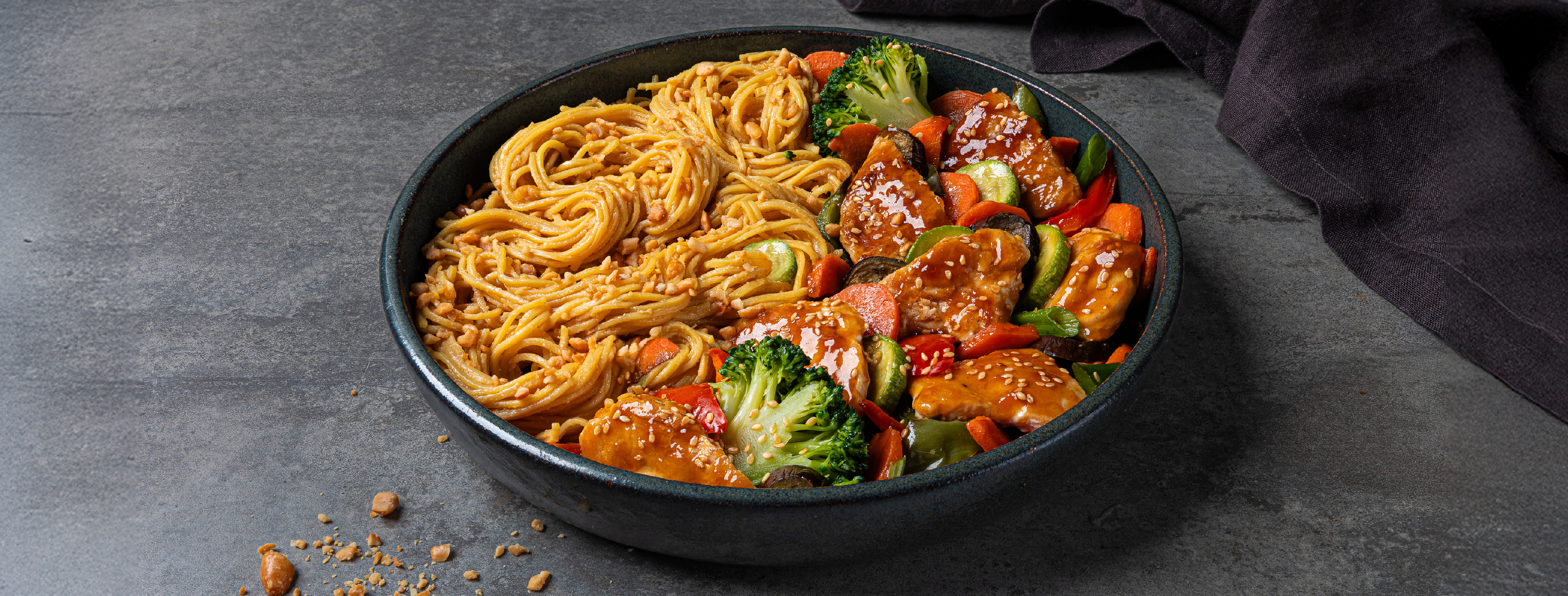 TERIYAKI CHICKEN NOODLE BOWL